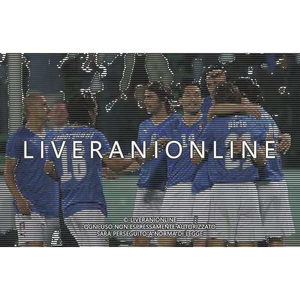 Partita Amichevole Firenze - 30.05.2008 Italia-Belgio Nella Foto: esultanza italia /Ph. Luzzani-Ag. Aldo Liverani
