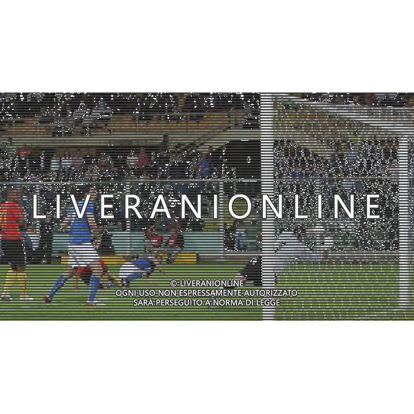 Partita Amichevole Firenze - 30.05.2008 Italia-Belgio Nella Foto: il primo gl di di natale /Ph. Luzzani-Ag. Aldo Liverani