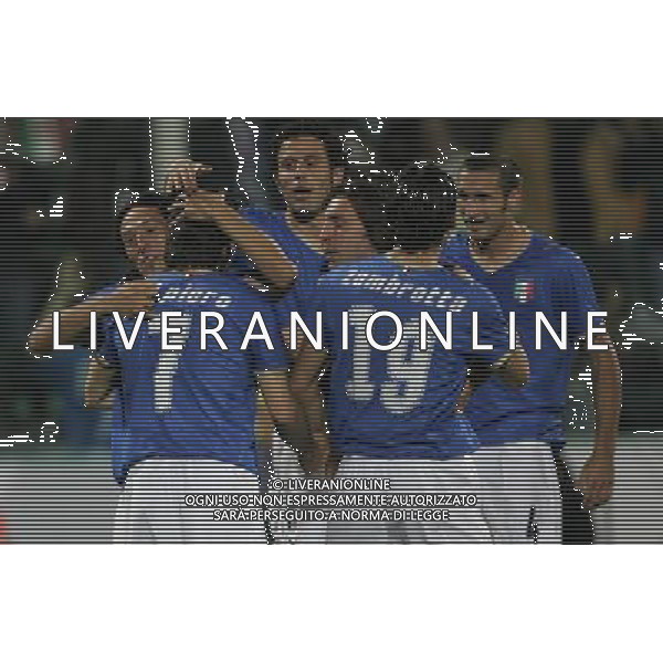 Partita Amichevole Firenze - 30.05.2008 Italia-Belgio Nella Foto: Eesultanza CAMORANESI /Ph.Luzzani-Ag. Aldo Liverani