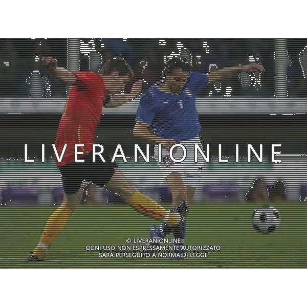 Partita Amichevole Firenze - 30.05.2008 Italia-Belgio Nella Foto: VERTONGHEN-DEL PIERO /Ph.Luzzani-Ag. Aldo Liverani