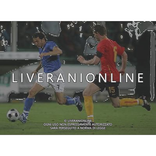 Partita Amichevole Firenze - 30.05.2008 Italia-Belgio Nella Foto: VERTONGHEN-DEL PIERO /Ph.Luzzani-Ag. Aldo Liverani