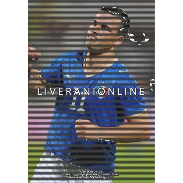 Partita Amichevole Firenze - 30.05.2008 Italia-Belgio Nella Foto:DI NATALE ESULTA SECONDO GOL /Ph.Vitez-Ag. Aldo Liverani