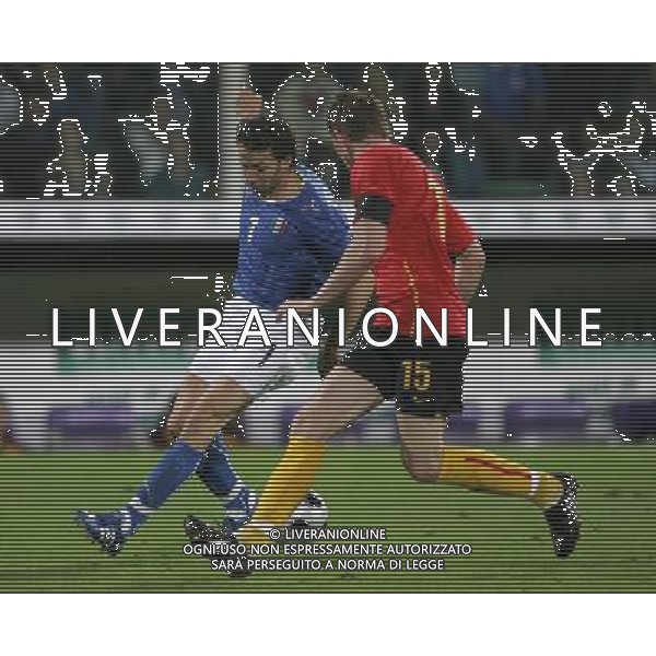 Firenze 30-05-2008 amichevole nazionale italiana calcio italia-belgio 3:1 nella foto alessandro del piero e vertonghen ph marco luzzani/ag aldo liverani s.a.s. 