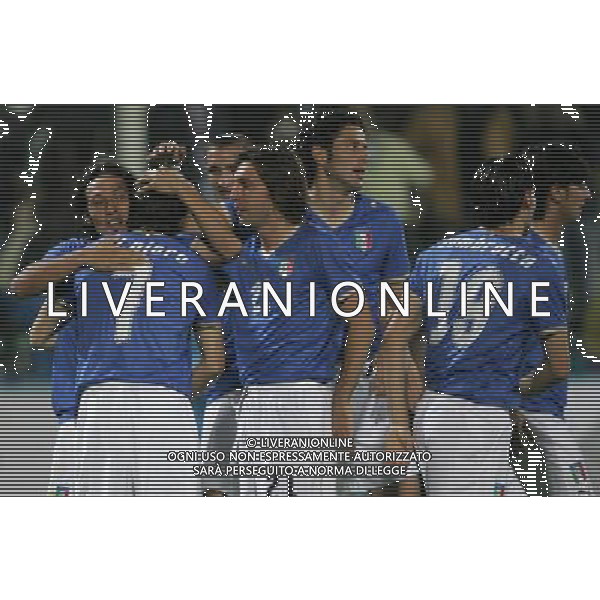 Firenze 30-05-2008 amichevole nazionale italiana calcio italia-belgio 3:1 nella foto mauro german camoranesi esulta con alessandro del piero dopo il gol ph marco luzzani/ag aldo liverani s.a.s. 