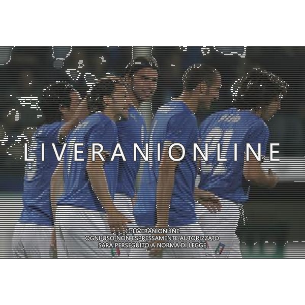 Firenze 30-05-2008 amichevole nazionale italiana calcio italia-belgio 3:1 nella foto mauro german camoranesi esulta con alessandro del piero dopo il gol ph marco luzzani/ag aldo liverani s.a.s. 