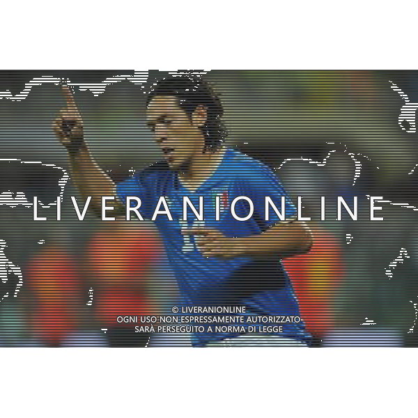 Partita Amichevole Firenze - 30.05.2008 Italia-Belgio Nella Foto:CAMONARESI GERMAN ESULTA /Ph.Vitez-Ag. Aldo Liverani