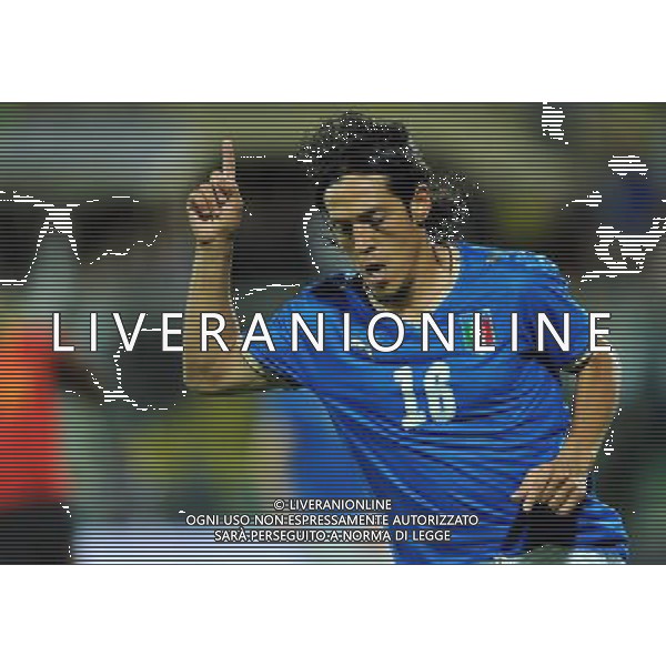 Partita Amichevole Firenze - 30.05.2008 Italia-Belgio Nella Foto:CAMONARESI GERMAN ESULTA /Ph.Vitez-Ag. Aldo Liverani