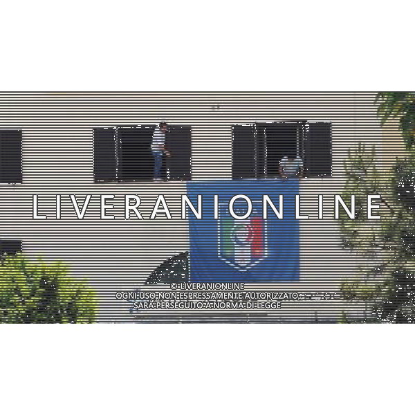 Baden - 02.06.2008 Arrivo della Nazionale Italiana a Baden Nella Foto:PREPARATIVI DELL\'ALBERGO PER L\'ARRIVO DELLA NAZIONALE Ph.Vitez-Ag. Aldo Liverani