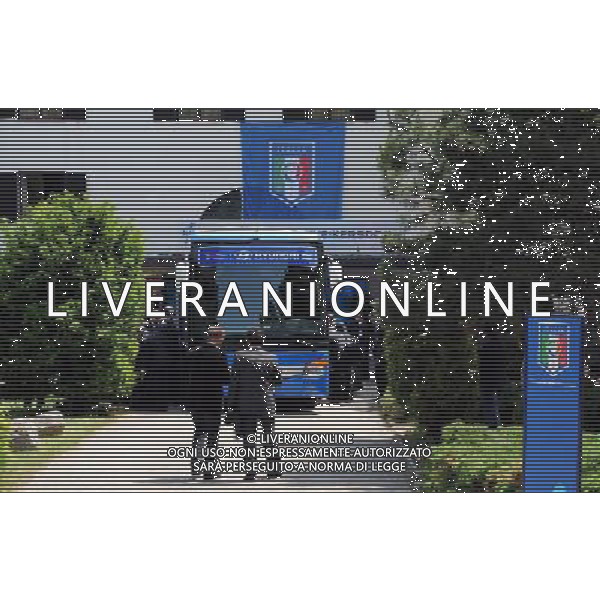 Baden - 02.06.2008 Arrivo della Nazionale Italiana a Baden Nella Foto:ARRIVO DEL PULMAN IN ALBERGO /Ph.Vitez-Ag. Aldo Liverani