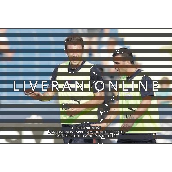 Allenamento Nazionale Italiana Baden - 02.06.2008 Nella Foto:CASSANO PARLA DELL\'INFORTUNIO DI CANNAVARO CON DI NATALE /Ph.Vitez-Ag. Aldo Liverani