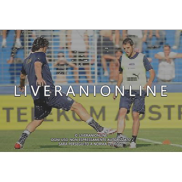 Allenamento Nazionale Italiana in ritiro a Baden - 02.06.2008 Austria Euro 2008 Nella Foto: PERROTTA SIMONE E LUCA TONI Ph.Vitez-Ag. Aldo Liverani