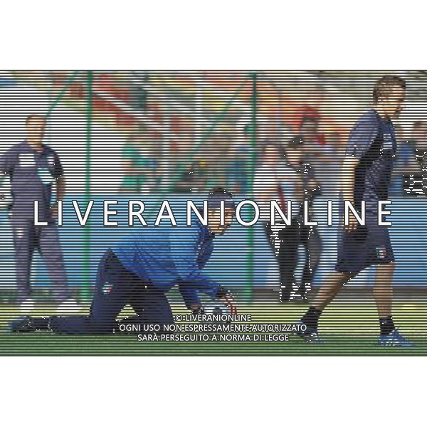 Allenamento Nazionale Italiana in ritiro a Baden - 02.06.2008 Austria Euro 2008 Nella Foto: BUFFON GIANLUIGI SCHERZA CON DEL PIERO ALESSANDRO Ph.Vitez-Ag. Aldo Liverani