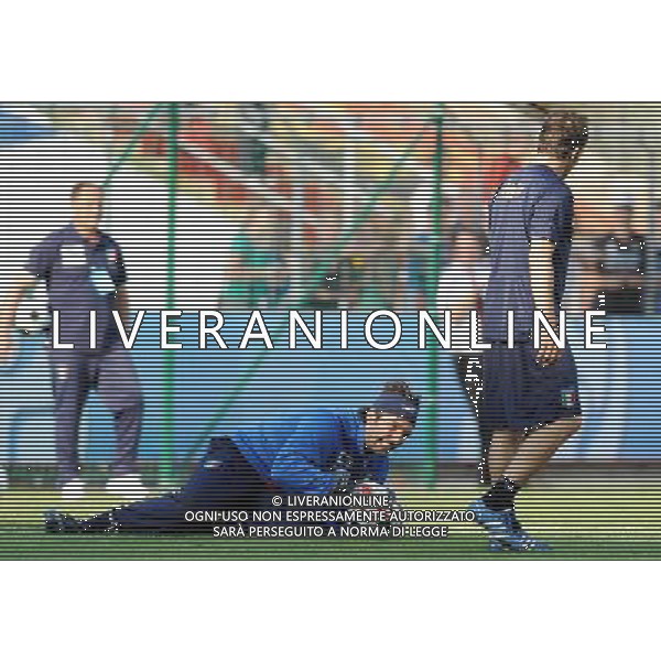 Allenamento Nazionale Italiana in ritiro a Baden - 02.06.2008 Austria Euro 2008 Nella Foto: BUFFON GIANLUIGI SCHERZA CON DEL PIERO ALESSANDRO Ph.Vitez-Ag. Aldo Liverani