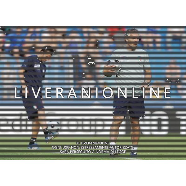 Allenamento Nazionale Italiana in ritiro a Baden - 02.06.2008 Austria Euro 2008 Nella Foto: DONADONI ROBERTO E DEL PIERO ALESSANDRO Ph.Vitez-Ag. Aldo Liverani