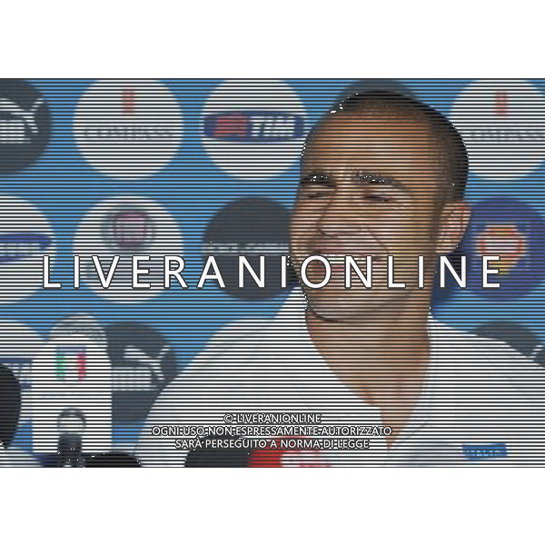 Conferenza Stampa Donadoni Roberto e Cannavaro Fabio Baden - 03.06.2008 Nella Foto:CANNAVARO FABIO /Ph.Vitez-Ag. Aldo Liverani