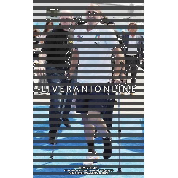 Conferenza Stampa Donadoni Roberto e Cannavaro Fabio Baden - 03.06.2008 Nella Foto:ARRIVO DI CANNAVARO FABIO A CASA AZZURRI /Ph.Vitez-Ag. Aldo Liverani