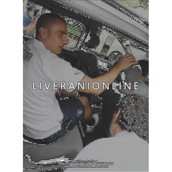 Conferenza Stampa Donadoni Roberto e Cannavaro Fabio Baden - 03.06.2008 Nella Foto:CANNAVARO FABIO LASCIA CASA AZZURRI /Ph.Vitez-Ag. Aldo Liverani