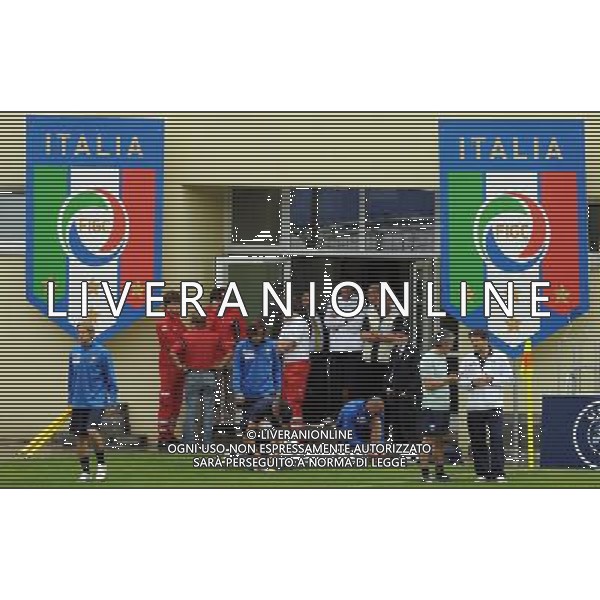 Allenamento Nazionale Italiana a Baden Austria Euro 2008 03.06.2008 Nella Foto: I GIOCATORI ENTRANO IN CAMPO Ph.Vitez/Ag. Aldo Liverani