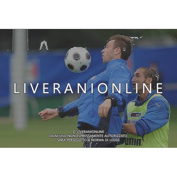 Allenamento Nazionale Italiana a Baden - 03.06.2008 Ritiro Austria Euro 2008 Nella Foto: antonio CASSANO E giorgio CHIELLINI Ph.Vitez-Ag. Aldo Liverani