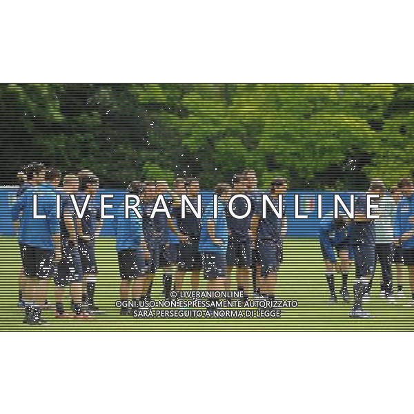 Allenamento Nazionale Italiana a Baden - 04.06.2008 Ritiro Austria Euro 2008 Nella Foto: i giocatori in gruppo Ph.Vitez-Ag. Aldo Liverani