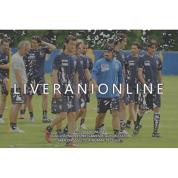 Allenamento Nazionale Italiana a Baden - 04.06.2008 Ritiro Austria Euro 2008 Nella Foto: il GRUPPO dei giocatori Ph.Vitez-Ag. Aldo Liverani