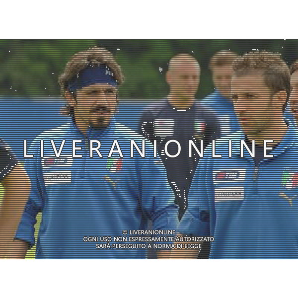 Allenamento Nazionale Italiana a Baden - 04.06.2008 Ritiro Austria Euro 2008 Nella Foto: gennaro GATTUSO-DEL PIERO alessandro Ph.Vitez-Ag. Aldo Liverani