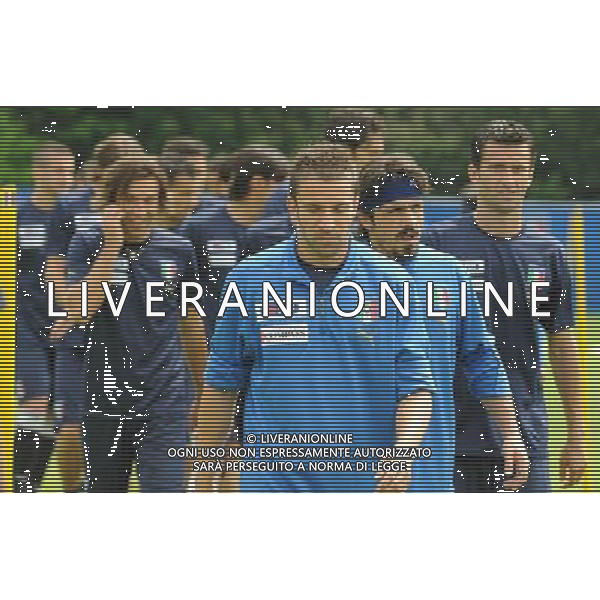 Allenamento Nazionale Italiana a Baden - 04.06.2008 Ritiro Austria Euro 2008 Nella Foto: alessandro DEL PIERO GUIDA IL GRUPPO Ph.Vitez-Ag. Aldo Liverani