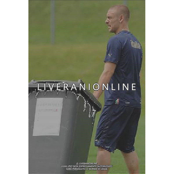 Allenamento Nazionale Italiana a Baden - 04.06.2008 Ritiro Austria Euro 2008 Nella Foto: daniele DE ROSSI LIBERA IL CAMPO DI CALCIO Ph.Vitez-Ag. Aldo Liverani