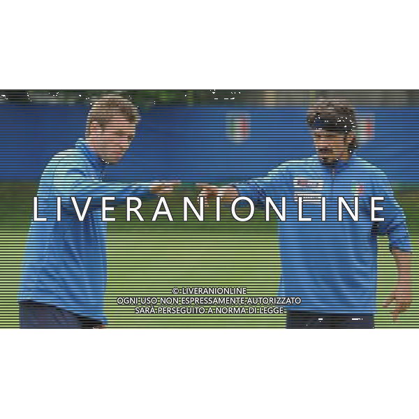 Allenamento Nazionale Italiana a Baden - 04.06.2008 Ritiro Austria Euro 2008 Nella Foto: gennaro GATTUSO e antonio CASSANO Ph.Vitez-Ag. Aldo Liverani
