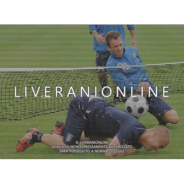 Allenamento Nazionale Italiana a Baden - 04.06.2008 Ritiro Austria Euro 2008 Nella Foto: antonio CASSANO E DE ROSSI daniele Ph.Vitez-Ag. Aldo Liverani