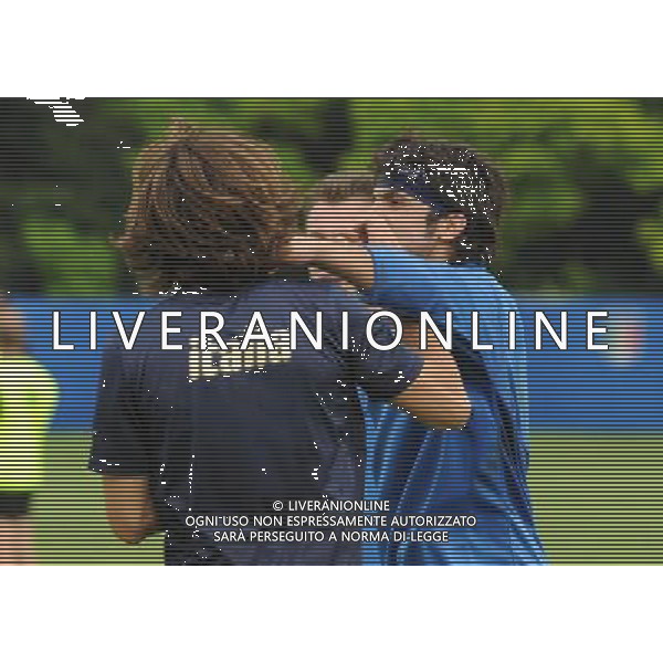 Allenamento Nazionale Italiana a Baden - 04.06.2008 Ritiro Austria Euro 2008 Nella Foto: GENNARO GATTUSO ARRABBIATO CON ANDREA PIRLO DOPO AVER PERSO IL CALCIO TENNIS Ph.Vitez-Ag. Aldo Liverani