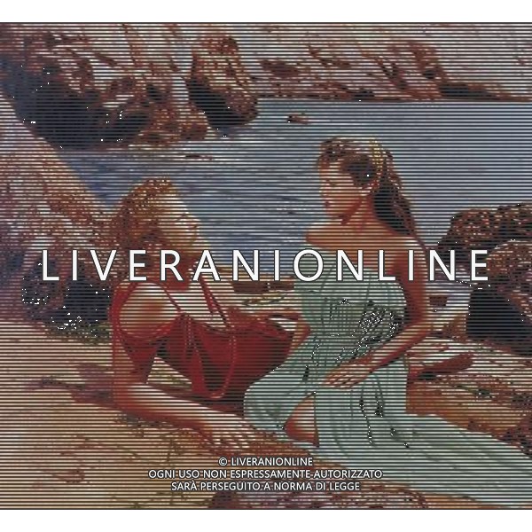 FILM\'ULISSE\' NELLA FOTO KIRK DOUGLAS-SILVANA MANGANO AG ALDO LIVERANI