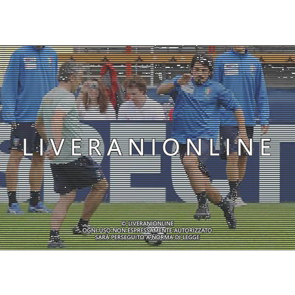 Allenamento Nazionale Italiana Baden - 05.06.2008 Nella Foto:GATTUSO E DONADONI DURANTE IL TORELLO /Ph.Vitez-Ag. Aldo Liverani