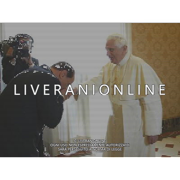 Citta\' del VAticano 06 06 2008 Sua Santita\' Papa Benedetto XVI riceve in udienza il Presidente del Consiglio Silvio Berlusconi e il sottosegretario Gianni Letta. Flavio Ianniello / Vatican Pool/ag Aldo Liverani
