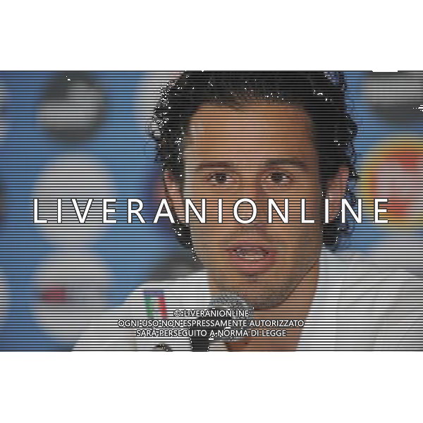 Conferenza Stampa Materazzi-Pirlo-Grosso Baden - 06.06.2008 Nella Foto:GROSSO FABIO /Ph.Vitez-Ag. Aldo Liverani