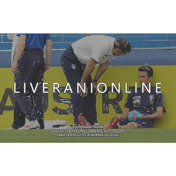 Allenamento Nazionae Italiana Baden - 06.06.2008 Nella Foto:INFORTUNIO PANUCCI /Ph.Vitez-Ag. Aldo Liverani