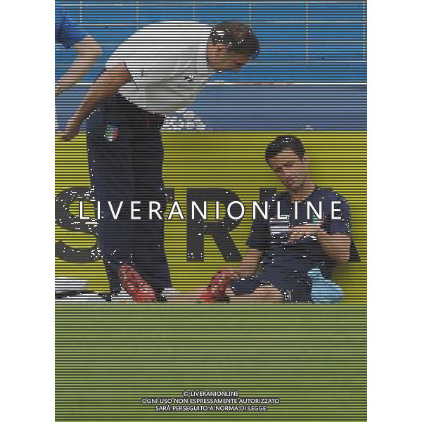 Allenamento Nazionae Italiana Baden - 06.06.2008 Nella Foto:INFORTUNIO PANUCCI /Ph.Vitez-Ag. Aldo Liverani