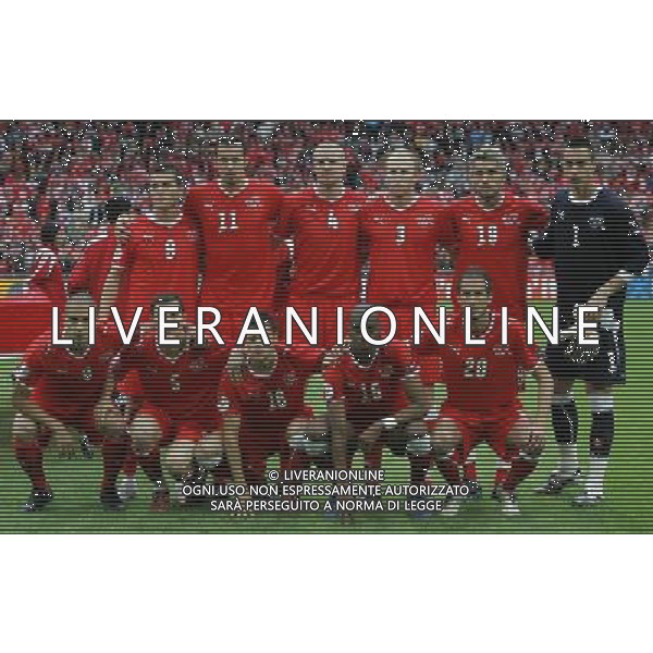 Basilea 07-06-2008 Campionati europei calcio EURO 2008 svizzera-rep. ceca 0:1 nella foto formazione svizzera ph marco luzzani/ag aldo liverani s.a.s.