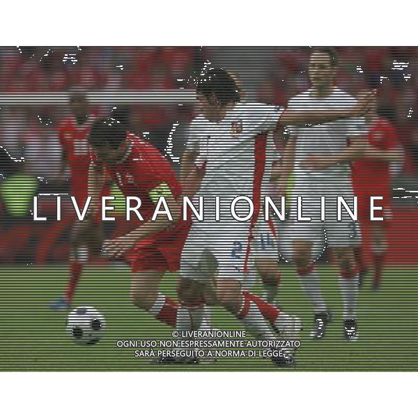 Basilea 07-06-2008 Campionati europei calcio EURO 2008 svizzera-rep. ceca 0:1 nella foto alexander frey e zdenek grygera ph marco luzzani/ag aldo liverani s.a.s.