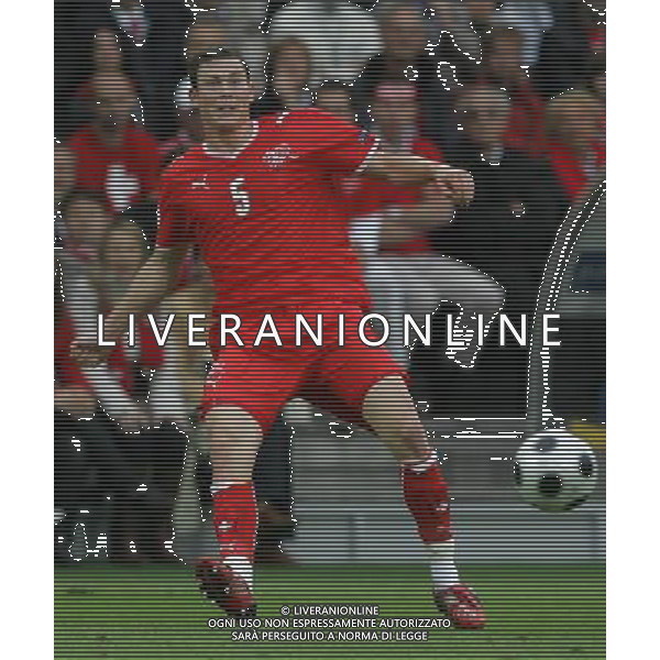 Basilea 07-06-2008 Campionati europei calcio EURO 2008 svizzera-rep. ceca 0:1 nella foto stephan lichtsteiner ph marco luzzani/ag aldo liverani s.a.s.