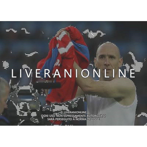 Basilea 07-06-2008 Campionati europei calcio EURO 2008 svizzera-rep. ceca 0:1 nella foto esultanza a fine partita di jan koller ph marco luzzani/ag aldo liverani s.a.s.