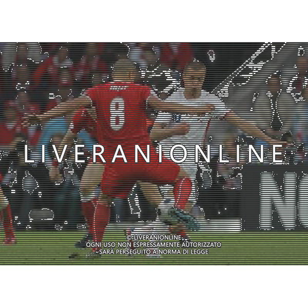 Basilea 07-06-2008 Campionati europei calcio EURO 2008 svizzera-rep. ceca 0:1 nella foto vaclav sverkos e gokhan inler ph marco luzzani/ag aldo liverani s.a.s.