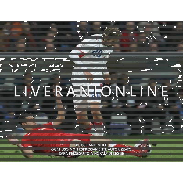 Basilea 07-06-2008 Campionati europei calcio EURO 2008 svizzera-rep. ceca 0:1 nella foto tranquillo barnetta e jaroslav plasil ph marco luzzani/ag aldo liverani s.a.s.