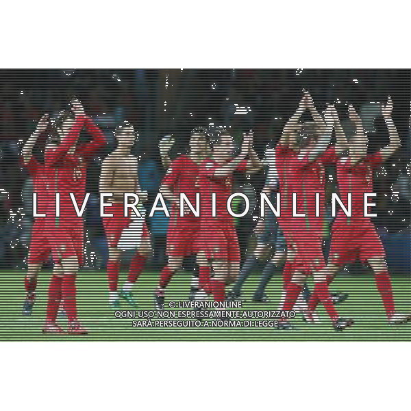 esultanza dei giocatori del portogallo a fine gara - 07.06.2008 - Portogallo - Turchia - Europei 2008 Photo: Manuel Blondeau / Icon Sport / Ag. Aldo Liverani Sas - ITALY ONLY - EDITORIAL USE ONLY - *** Local Caption ***