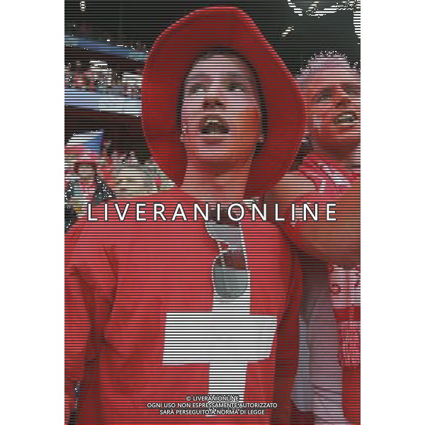 Basilea 07-06-2008 Campionati europei calcio EURO 2008 svizzera-rep. ceca 0:1 nella foto tifo svizzera ph marco luzzani/ag aldo liverani s.a.s.