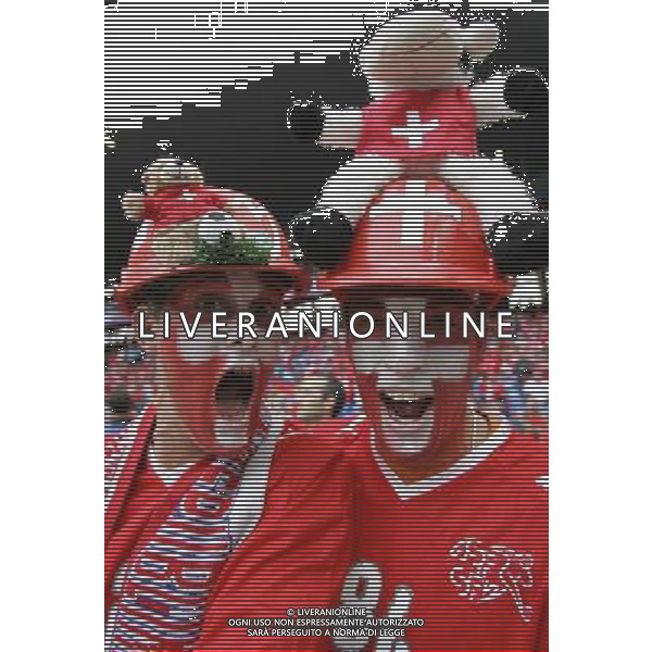 Basilea 07-06-2008 Campionati europei calcio EURO 2008 svizzera-rep. ceca 0:1 nella foto tifo svizzera ph marco luzzani/ag aldo liverani s.a.s.