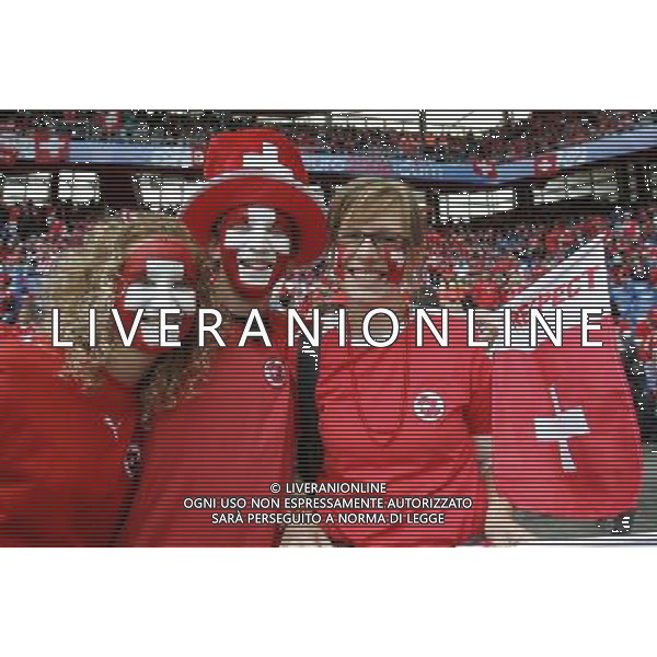 Basilea 07-06-2008 Campionati europei calcio EURO 2008 svizzera-rep. ceca 0:1 nella foto tifo svizzera ph marco luzzani/ag aldo liverani s.a.s.