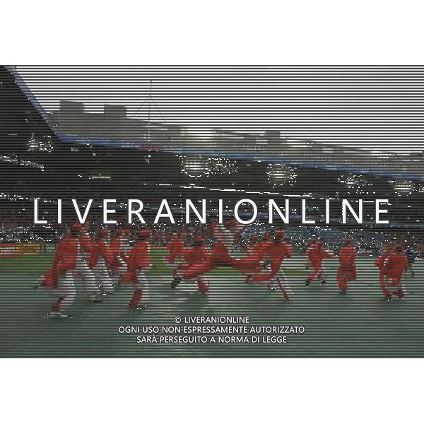 Basilea 07-06-2008 Campionati europei calcio EURO 2008 svizzera-rep. ceca 0:1 nella foto un momento della cerimonia di apertura di EURO2008 ph marco luzzani/ag aldo liverani s.a.s.