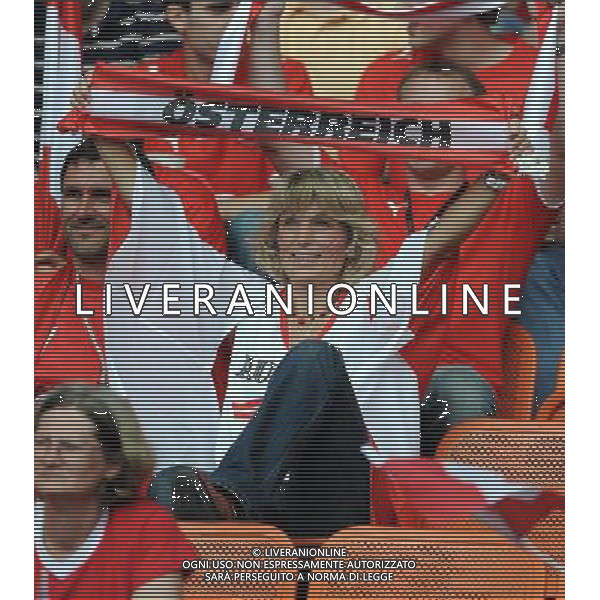 UEFA EURO 2008 Gruppo B M03 Vienna - 08.06.2008 Austria-Croazia Nella Foto:TIFOSI AUSTRIA /Ph.Vitez-Ag. Aldo Liverani