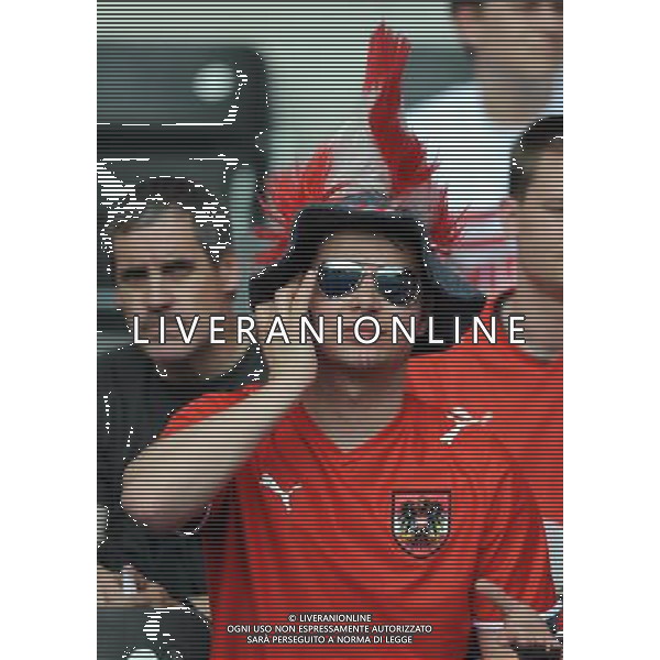 UEFA EURO 2008 Gruppo B M03 Vienna - 08.06.2008 Austria-Croazia Nella Foto:TIFOSI AUSTRIA /Ph.Vitez-Ag. Aldo Liverani